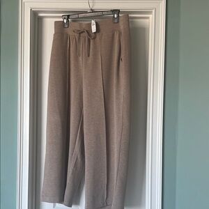 Camel Wide-Leg Pants
